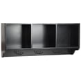 thumbnail image 2 of SAFAVIEH Alice Wall Shelf with Three Storage Compartments, Black, 2 of 5