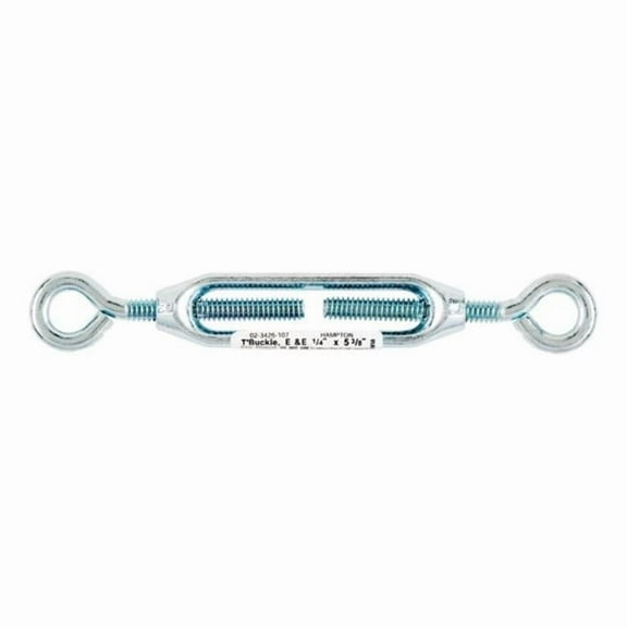 Hampton 02-3426-107 Eye & Eye Turnbuckles - 0.25 x 5.375 in. - pack of 10