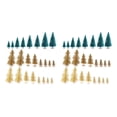 thumbnail image 2 of Monstrate 8-24PCS Navidad Pino pequeño Mini árbol Sisal Botella Cepillo Nieve Frost Árbol falso 24 trajes 2Conjunto, 2 of 6
