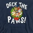 thumbnail image 2 of Paw Patrol Christmas Deck The Paws Unisex Adult Pull-Over Hoodie, 2 of 5