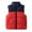 Red, variant on QQAMB Little Girls Boys Down Vest Puffer Solid Color Sleeveless Outfit Winter Outwear Coat