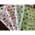 thumbnail image 2 of Cotton Tablecloth Floral Hearts Print Hearts and Dots Red, 2 of 2