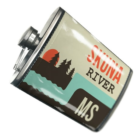 

NEONBLOND Flask USA Rivers Skuna River - Mississippi