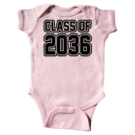 

Inktastic Class of 2036 in Black Outlined Text Gift Baby Boy or Baby Girl Bodysuit
