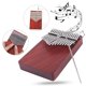 thumbnail image 4 of Kalimba-Piano de pulgar pequeño, portátil, de madera, 17 teclas, instrumento musical para principiantes, K17A, 4 of 12