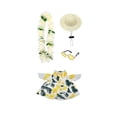 thumbnail image 2 of Summer Outfit Set For 23 Inch Porch Geese Suitable For Lawns Porch Geese Floral Dress Good For Summer Beach Decor, 2 of 8