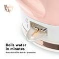 thumbnail image 5 of Pink Up Noelle Ceramic Electric Kettle for Hot Tea and Coffee, 1.5L, Pink, 5 of 8