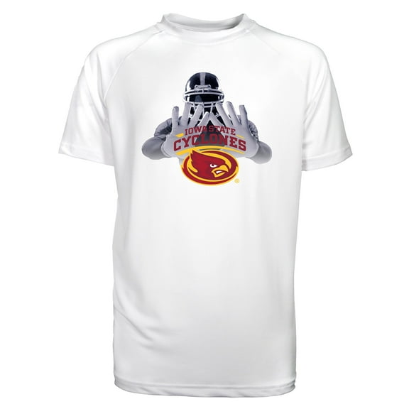 Toddler Garb White Iowa State Cyclones Kevin Raglan Sun Shirt
