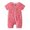 Red, variant on Utoimkio Newborn Summer Baby Boy Girl Rompers Zip-up Bodysuit One Piece Jumpsuit Short Sleeve Playsuit One Piece Outfit Clothes