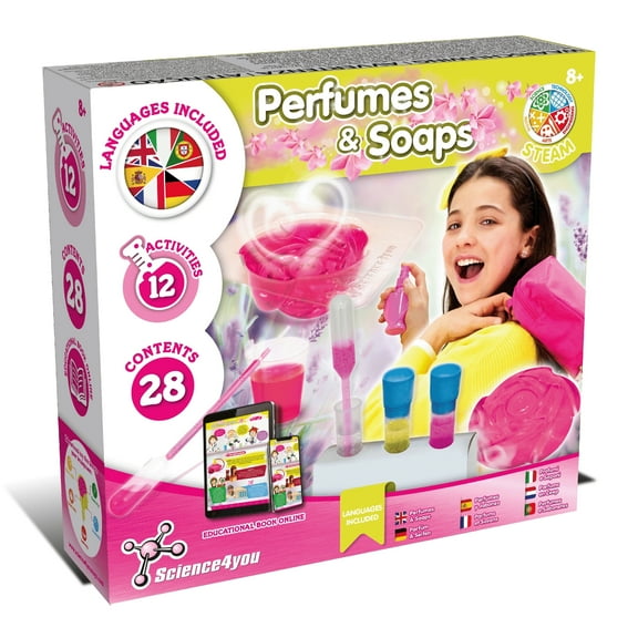 Science4you Perfume & Soap Making Kit - Educational Science Experiments for Kids - Craft Set for Girls & Boys - Age 8-10