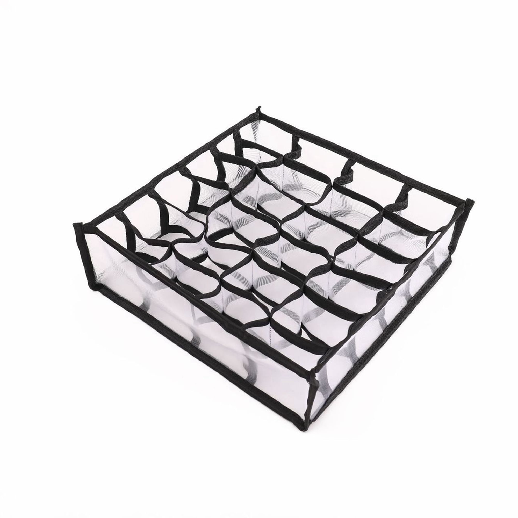 TFFR Folding Underwear Storage Box, Lingerie Drawer Dividers Organizer
