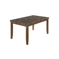 Signature Design By Ashley Lacey Contemporary Dining Room Table, Medium Brown
