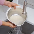 thumbnail image 3 of Joyce Chen Stainless Steel Rice Strainer Bowl Rice Washer Colander, 3 of 6