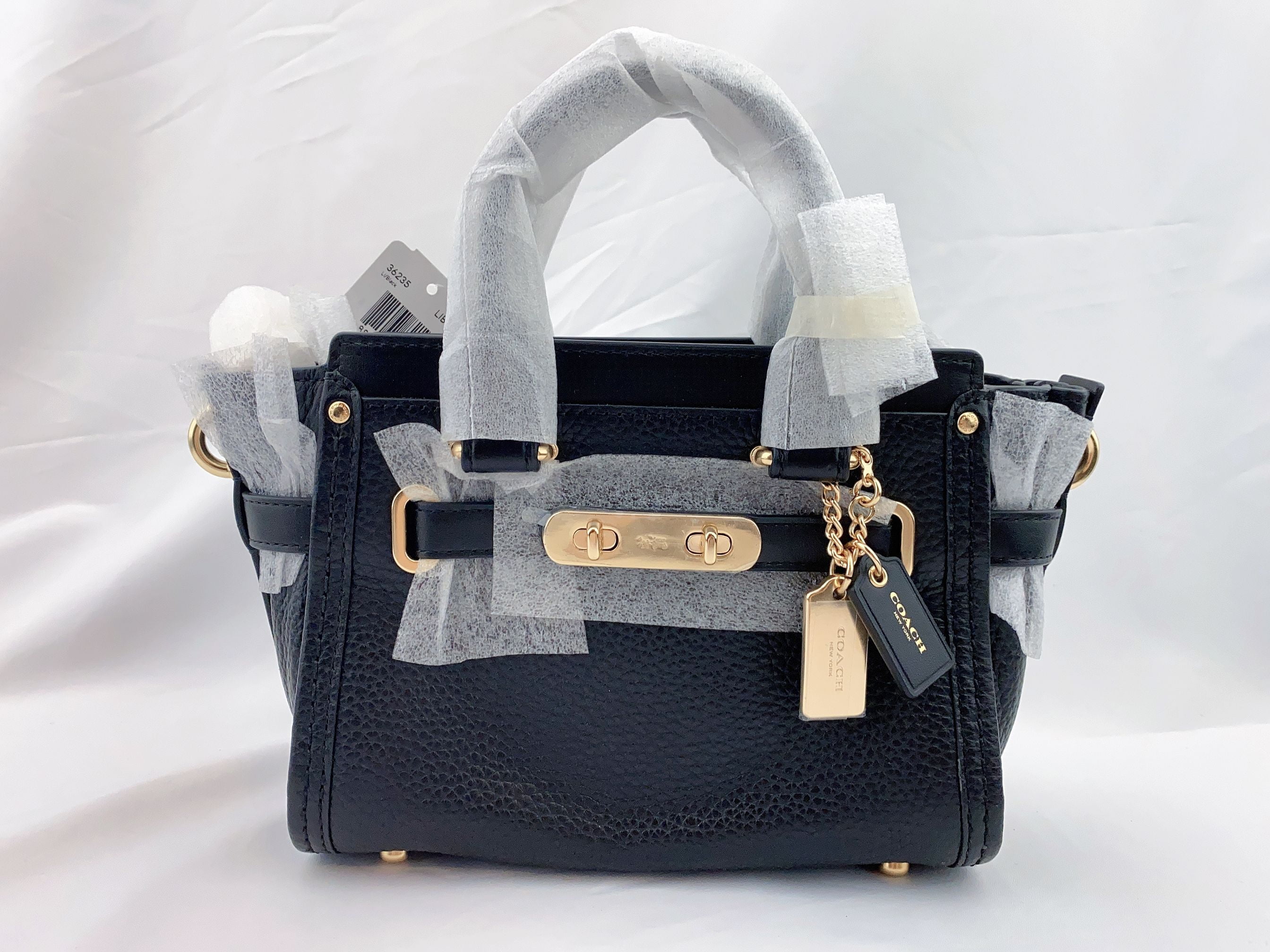 coach swagger 20 black