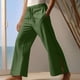 thumbnail image 1 of Pantalones largos para hombre, lisos, informales, a la moda, con bolsillos y cintura elástica, pantalones largos para hombre, 1 of 6