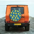 thumbnail image 6 of Goofa Rubber Duck Pattern Universal Tire Cover for Jeep, SUV, Truck, and Trailer – Waterproof, UV-Resistant,Easy to Install, Fits 14"-17" Tires-15 inch, 6 of 6