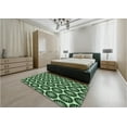 thumbnail image 4 of Ahgly Company Indoor Rectangle Patterned Pastel Green Area Rugs, 2' x 4', 4 of 6