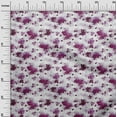 thumbnail image 3 of oneOone Cotton Poplin Purple Fabric Floral & Sewing Craft Projects Fabric Prints By Yard 56 Inch Wide, 3 of 5