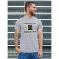 thumbnail image 2 of Different Day Same Stuff Quote Sad Face. Men Athletic Heather T-Shirt, Male Small, 2 of 4
