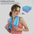 thumbnail image 4 of Advancent Toalla de microfibra para gimnasio, cómoda, de secado rápido, absorción de agua, natación, viajes, deportes, Fitness, Camping, Ciclismo, 4 of 6