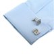 thumbnail image 1 of Gemelos para Hombre Hugo Plata Antigua Cobre Mancuernas, 1 of 9