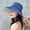 Navy Blue, variant on 2026 Double-sided Fisherman Hat, New Spring/Summer Korean Style Student Sun Hat, Outdoor Travel Wide Brim Face-Shielding Sun Protection Hat for Women