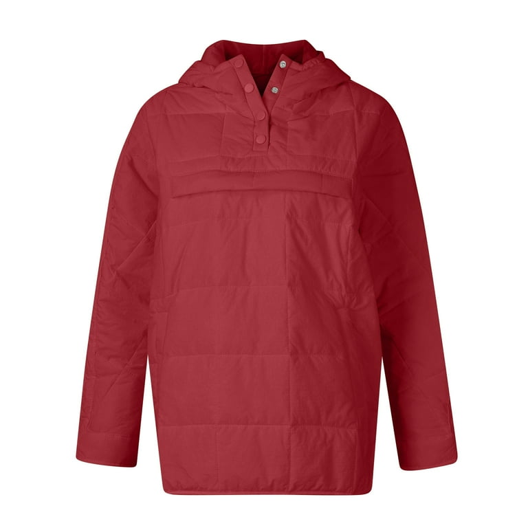 Aboser Womens Hooded Quilted Coats Winter Long Sleeve Puffer