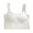 White, variant on Seamless Sport Bra Vest Type Sweat Absorption Push-up Padded Wire-free Layering Gym Underwear Elastic Good Breathability Yoga Fitness Bra