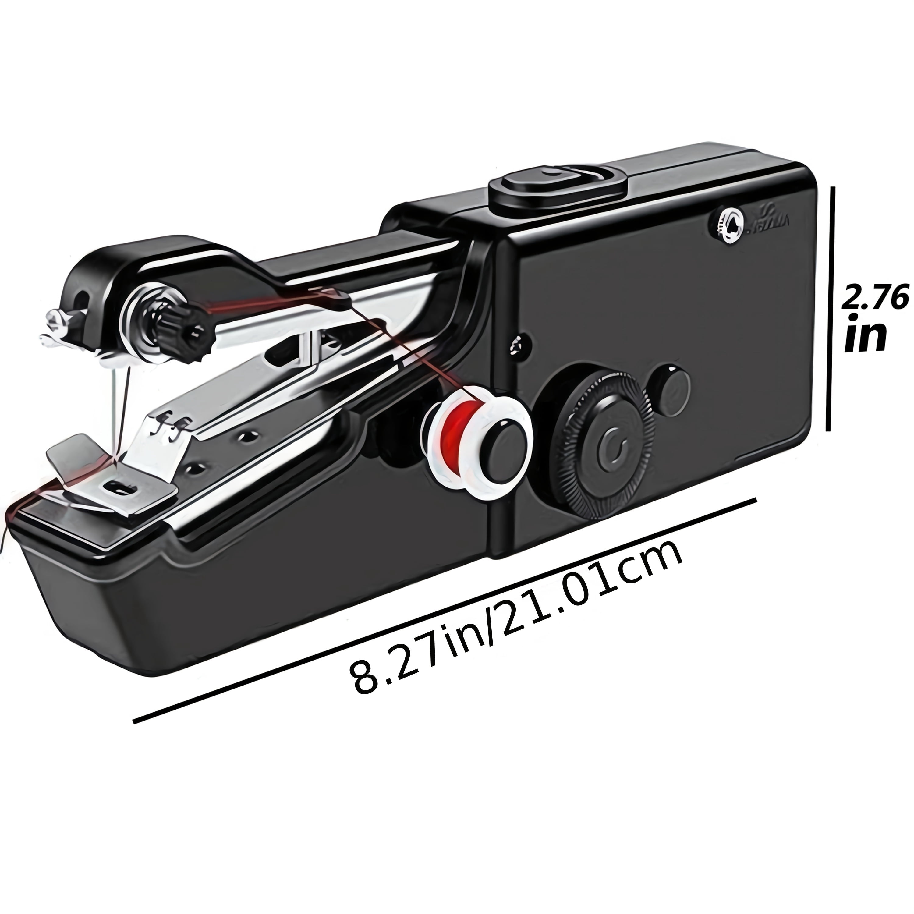 14 Coils +6 Accessories Handheld Sewing Machine, Portable Mini Electric Small Sewing Kit for Beginners, DIY