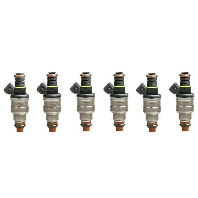 Estbridg 6 Pcs Injecteurs de Carburant à Débit Assorti pour Ford 2.3 2.9 3.0 3.8 4.9 5.0L Performance Améliorée Fiabilité Injecteur de Rechange