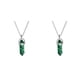 thumbnail image 4 of Qarigey Hexágono Columna Amuleto Aniversario Colgantes Colgantes Coloridos Amuletos de cristal Llaveros Decoraciones Piedra de pavo real Piedra de pavo real 2piezas Qarigey CBP468200, 4 of 5