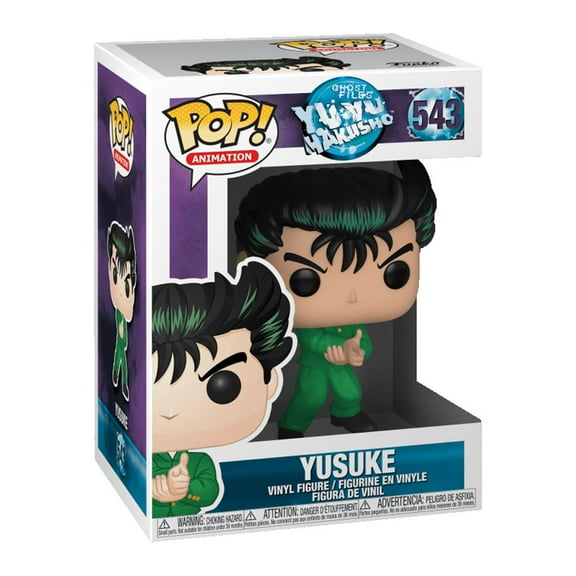 Funko POP Animation Yu Yu Hakusho Yusuke Vinyl Figure, Green/Black, 9.00" x 6.00" x 1.50"
