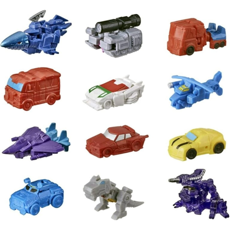 Transformer Toys Cyberverse Tiny Turbo Changers Blind Bag Action Figures Gift Set Party Bundle 6 Pack Blind Bags for Kids Party Favors Plus 2 My