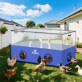 thumbnail image 3 of Corral para Mascotas Pawaboo Jaula Tienda Para Animales Pequeños Azul 168x84x84cm, 3 of 7