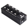 thumbnail image 1 of Distribuidor de Audio XLR Balanceado 6.5TS de 1 Entrada y 4 Salidas. Admite Expansor y Divisor de Audio Digital y Analógico., 1 of 6