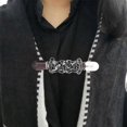 thumbnail image 2 of 3 Pieces Sweater Shawl Clips Dresses Cardigan Collar Brooch Clip Vintage Shirts Clips For Women Gir, 2 of 5