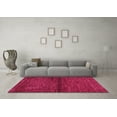thumbnail image 3 of Ahgly Company Indoor Square Abstract Pink Contemporary Area Rugs, 7' Square, 3 of 4