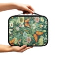 thumbnail image 2 of FKELYI Retro Floral Butterfly Print PU Leather Bible Cover with Handle Book Cover Zippered Church Bible Bag for Prayer Christian Bag Book Carrier Organizer Holder, 2 of 6