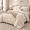 01 - Beige-Oversized King (120"x 98"), variant on 7 Piece King Seersucker Bed-in-a-Bag Set, 02 - Pink, King (104"x90")