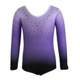 thumbnail image 4 of Kids Girls Gymnastics Leotards One-Piece Ballet Dancewear Bodysuit Clothes, 5-12T, 4 of 12