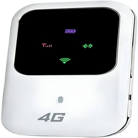 GJX Portable WiFi Mobile Hotspot 4G WiFi Router for Car Travel Laptop, Unlimited Satellite Internet, High-Speed Smart Router