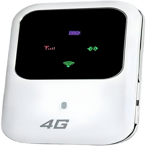 GJX Portable WiFi Mobile Hotspot 4G WiFi Router for Car Travel Laptop, Unlimited Satellite Internet, High-Speed Smart Router