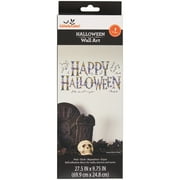 Happy Halloween Wall Art, Multicolor, 27.5" x 9.75", Halloween by Way To Celebrate