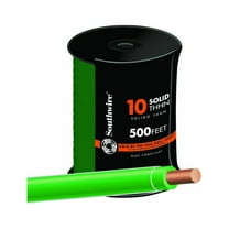 Southwire Building Wire 10 Ga, 1 Conductor 30 Amp 600 V 90 Deg C 500 ' Green