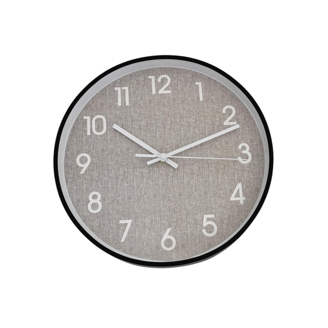 Reloj Análogo de Pared Innovador Diseño negro