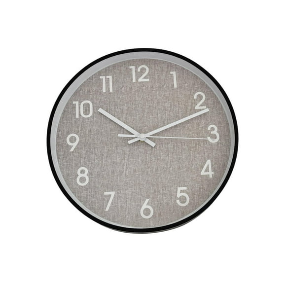 Reloj Análogo de Pared Innovador Diseño negro