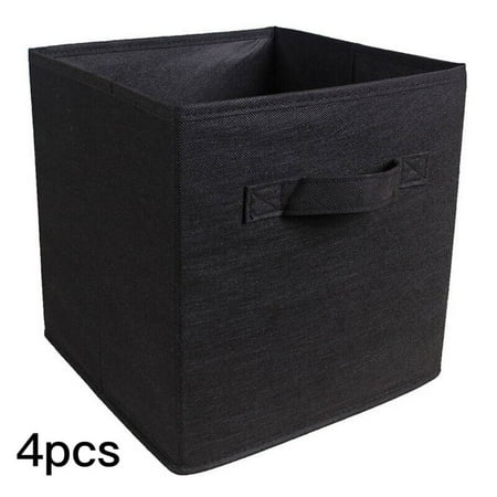2/4/6/8 DIY Storage Cube Boxes Drawer for Toy/Book/Clothes Organiser Foldable