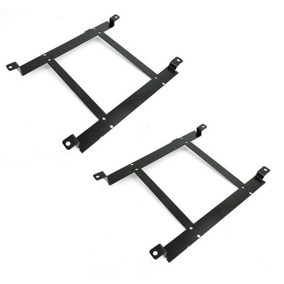 Areyourshop For 97-04 Corvette C5 2X Low Mount Racing Bucket Seat Base Tensile Steel Bracket