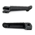 thumbnail image 3 of Krator Black Motorcycle Foot Pegs Footrests Left & Right Compatible with Yamaha YZF R6 1999-2014 Front, 3 of 3