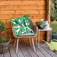 thumbnail image 4 of Funda de almohada tropical de verano Laklulu con estampado de hojas de palma y plantas verdes, funda de almohada con decoración hawaiana para sofá familiar, 4 of 5